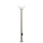 Bollard Lights with Outlet 3 pcs 120 cm Stainless Steel IP44