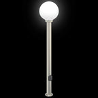 Bollard Lights with Outlet 3 pcs 120 cm Stainless Steel IP44