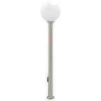 Bollard Light with Sensor&Outlet 120 cm Stainless Steel IP44