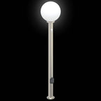 Bollard Light with Sensor&Outlet 120 cm Stainless Steel IP44