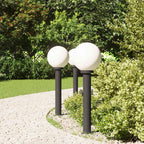 Bollard Lights 3 pcs 80 cm Black IP44