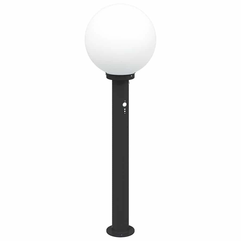 Bollard Light with Sensor 80 cm Black IP44