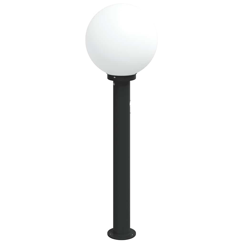 Bollard Light with Sensor 80 cm Black IP44