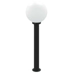 Bollard Light with Sensor 80 cm Black IP44