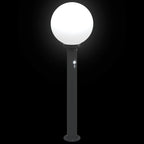Bollard Light with Sensor 80 cm Black IP44