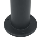 Bollard Lights with Sensor 3 pcs 80 cm Black IP44