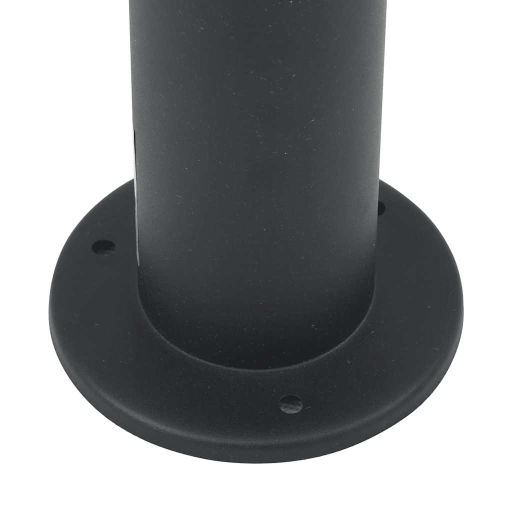 Bollard Lights with Sensor 3 pcs 80 cm Black IP44