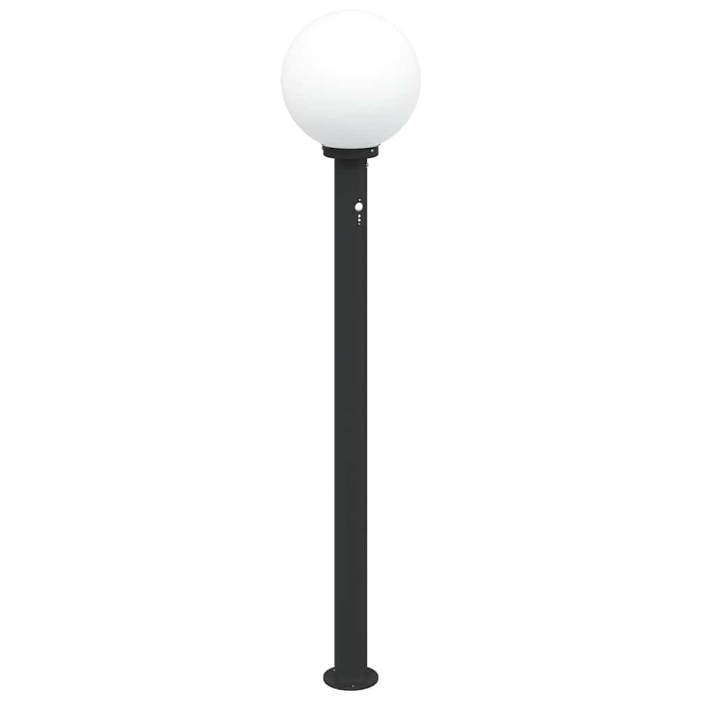 Bollard Light with Sensor 120 cm Black IP44