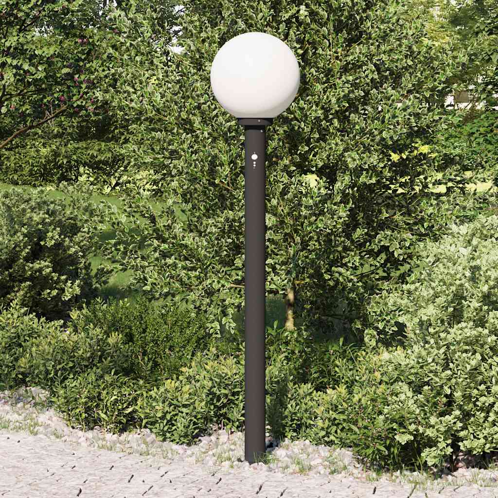 Bollard Light with Sensor 120 cm Black IP44