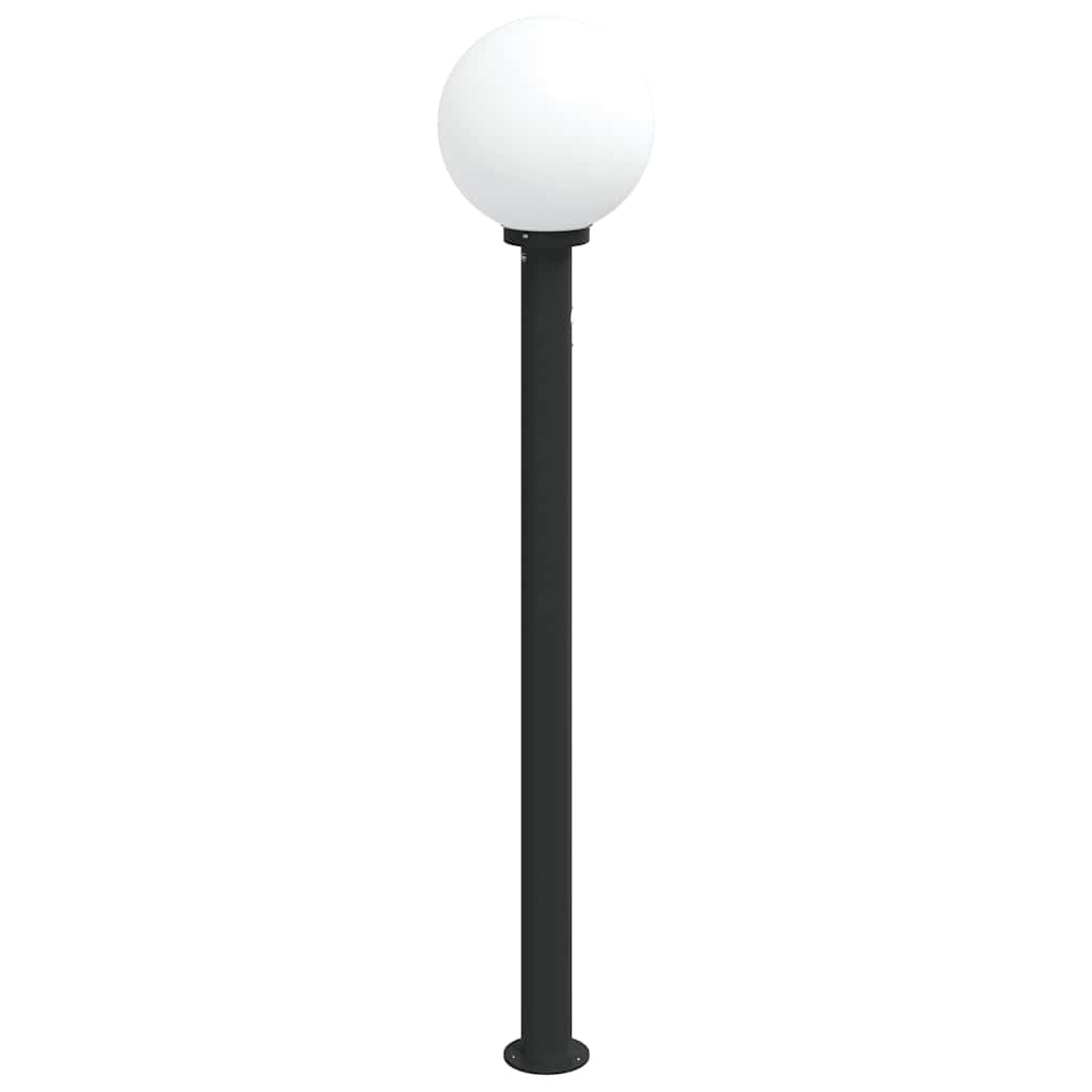 Bollard Light with Sensor 120 cm Black IP44