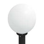 Bollard Lights with Outlet 3 pcs 80 cm Black IP44