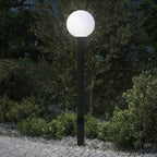 Bollard Light with Outlet 120 cm Black IP44