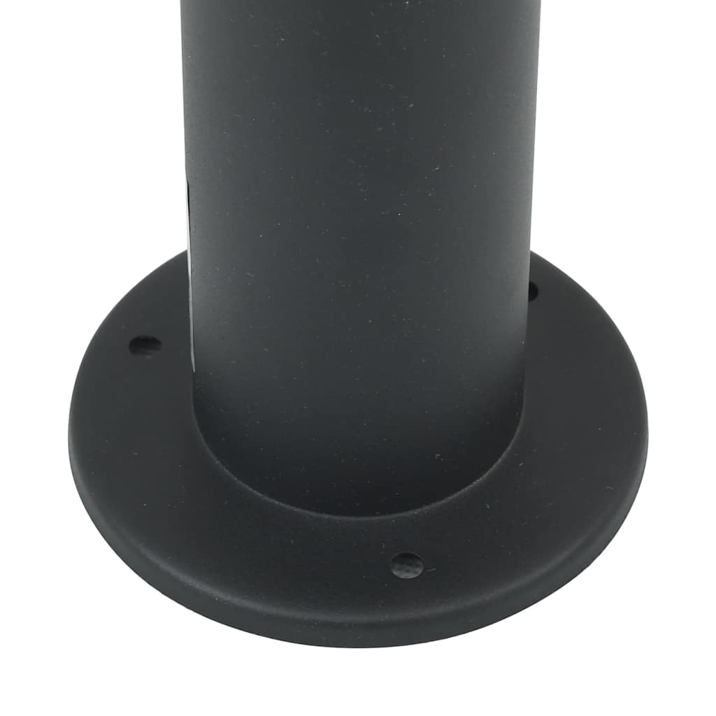 Bollard Lights with Outlet 3 pcs 120 cm Black IP44