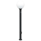 Bollard Lights with Sensor&Outlet 3 pcs 120 cm Black IP44