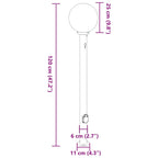 Bollard Lights with Sensor&Outlet 3 pcs 120 cm Black IP44