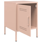 Bedside Cabinet Pink 36x39x50.5 cm Steel