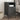 Bedside Cabinet Black 36x39x68 cm Steel
