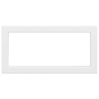 Shelf Brackets for Washbasin 2 pcs White Rectangular Steel