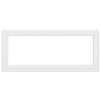 Shelf Brackets for Washbasin 2 pcs White Rectangular Steel