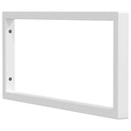 Shelf Brackets for Washbasin 2 pcs White Rectangular Steel