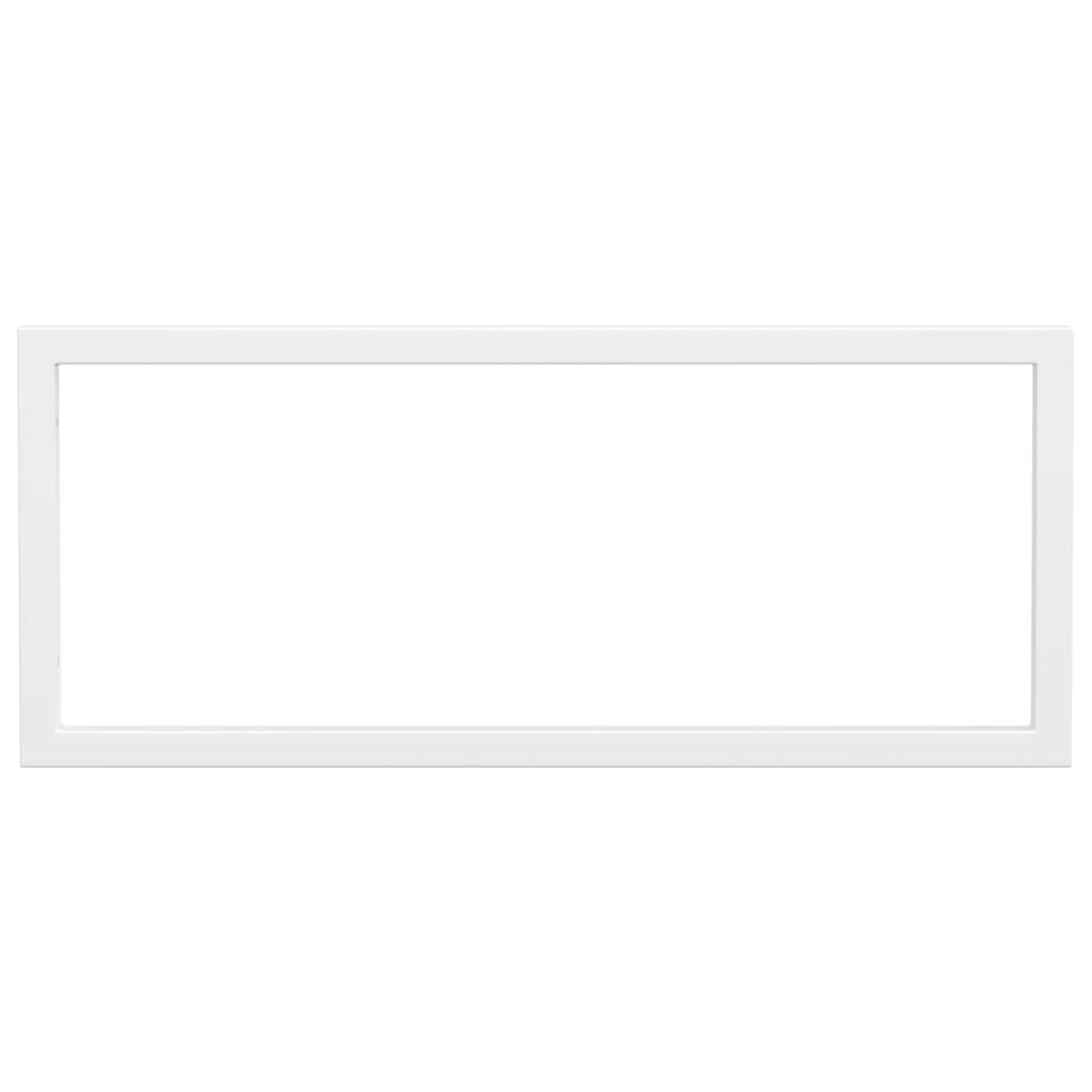 Shelf Brackets for Washbasin 2 pcs White Rectangular Steel