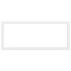 Shelf Brackets for Washbasin 2 pcs White Rectangular Steel