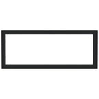 Shelf Brackets for Washbasin 2 pcs Black Rectangular Steel