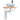 Shelf Brackets for Washbasin 2 pcs White Trapezium Steel