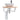 Shelf Brackets for Washbasin 2 pcs White Trapezium Steel
