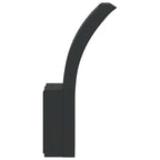 Outdoor LED Wall Lights 2pcs Black Die-cast Aluminium