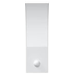 Outdoor LED Wall Light with Sensor White Die-cast Aluminium