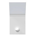Outdoor LED Wall Lights with Sensors 2pcs White Die-cast Aluminium