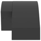 Outdoor LED Wall Lights 2pcs Black Die-cast Aluminium