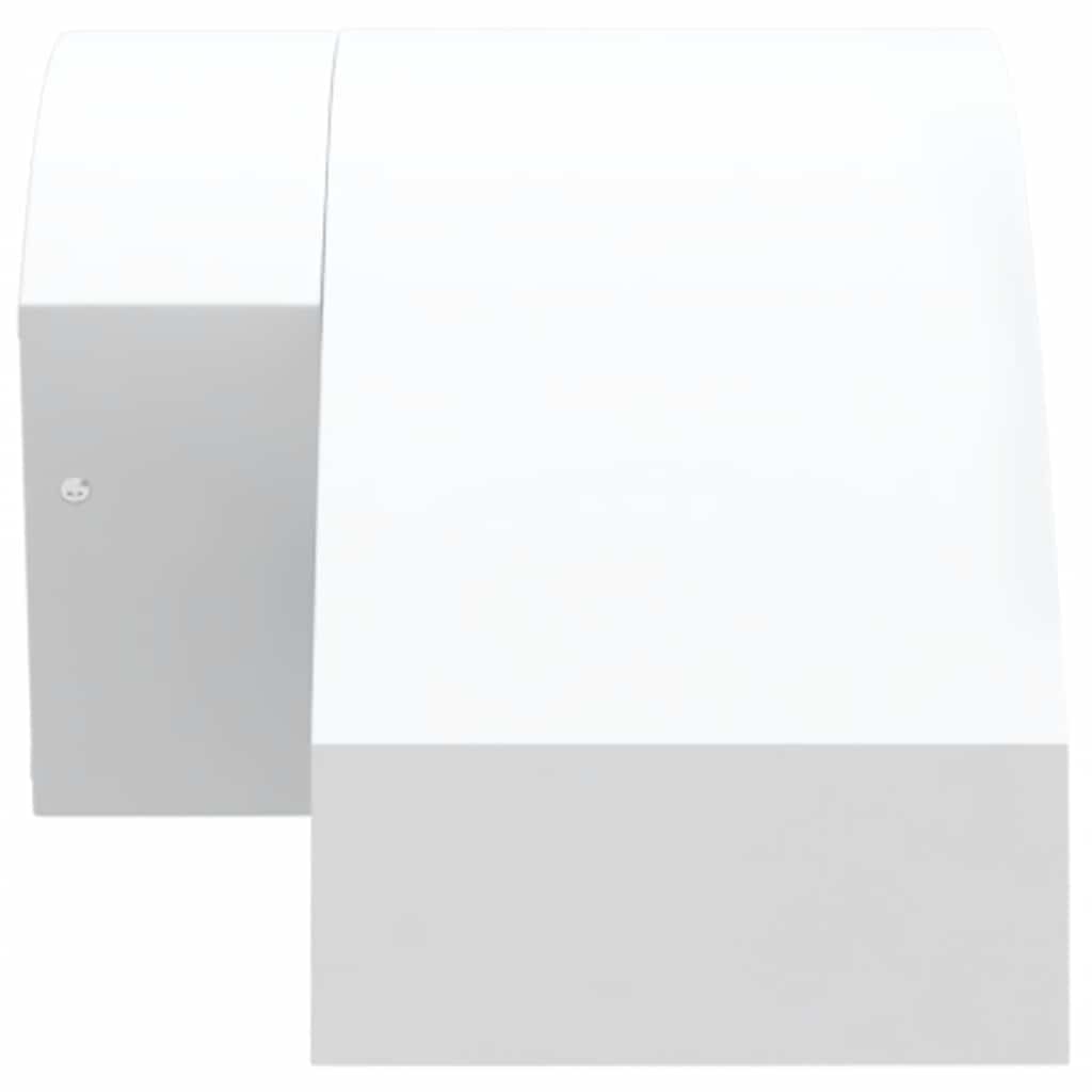 Outdoor LED Wall Lights with Sensors 2pcs White Die-cast Aluminium