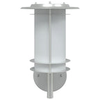 Outdoor Wall Lights 2pcs Silver Stainless Steel