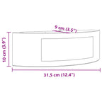 Outdoor Wall Lights 2pcs Silver Stainless Steel