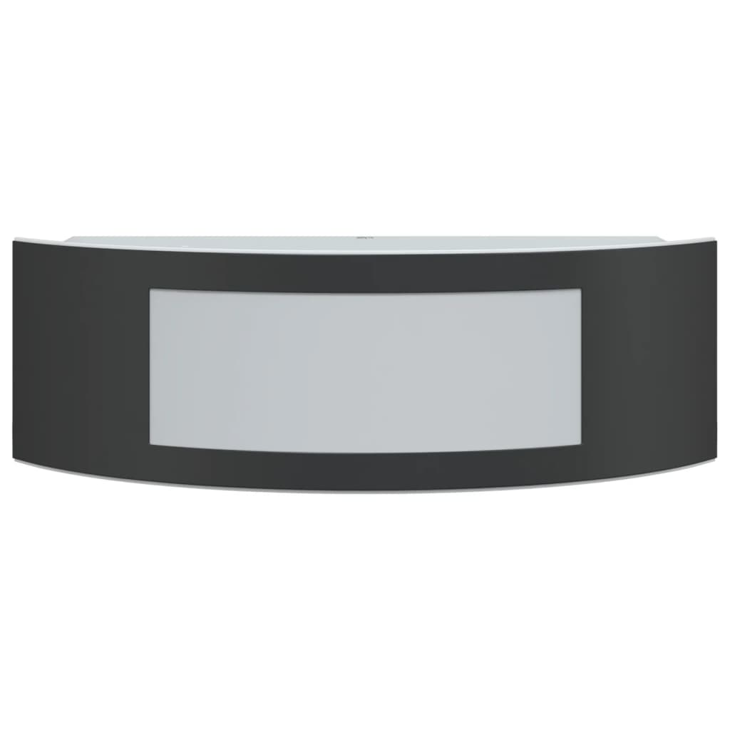 Outdoor Wall Lights 2pcs Black Stainless Steel