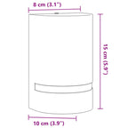 Outdoor Wall Light Black Die-cast Aluminium