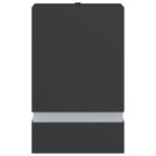 Outdoor Wall Lights 2pcs Black Stainless Steel