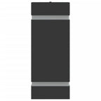 Outdoor Wall Light Black Stainless Steel
