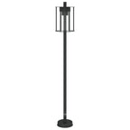 Outdoor Floor Lamps 3pcs Black 100 cm Stainless Steel