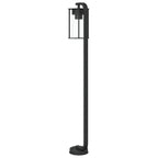 Outdoor Floor Lamps 3pcs Black 100 cm Stainless Steel