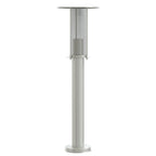 Outdoor Floor Lamp Silver 60 cm Stainless Steel