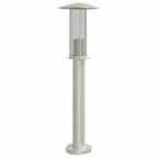 Outdoor Floor Lamps 3pcs Silver 60 cm Stainless Steel