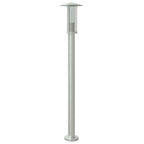 Outdoor Floor Lamp Silver 100 cm Stainless Steel