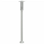 Outdoor Floor Lamp Silver 100 cm Stainless Steel