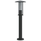Outdoor Floor Lamp Black 60 cm Stainless Steel