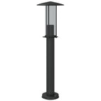 Outdoor Floor Lamps 3pcs Black 60 cm Stainless Steel