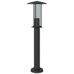 Outdoor Floor Lamps 3pcs Black 60 cm Stainless Steel