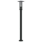 Outdoor Floor Lamp Black 100 cm Stainless Steel